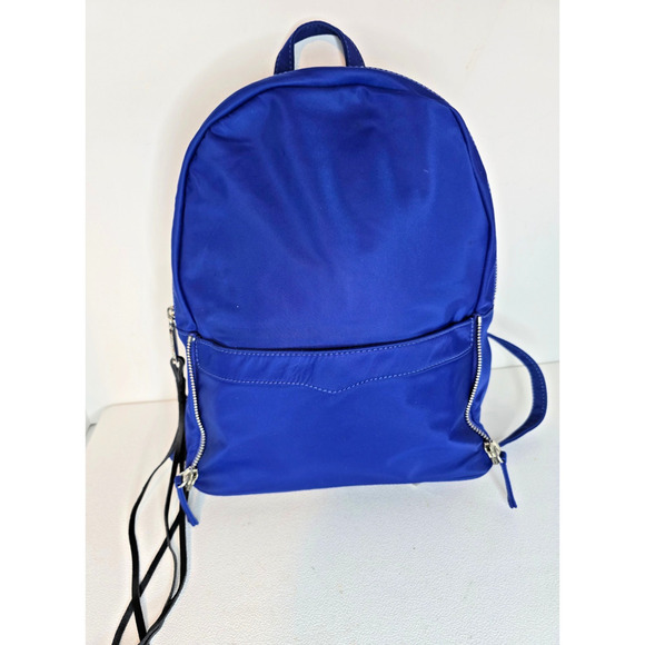 Rebecca Minkoff Backpack Blue Nylon with removable Crossbody Bag - Picture 4 of 13